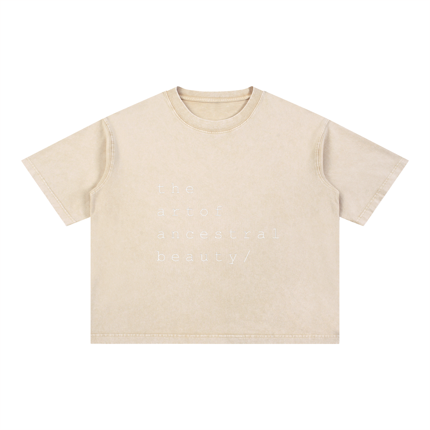 tallowtarian mineral wash boxy cotton t-shirt