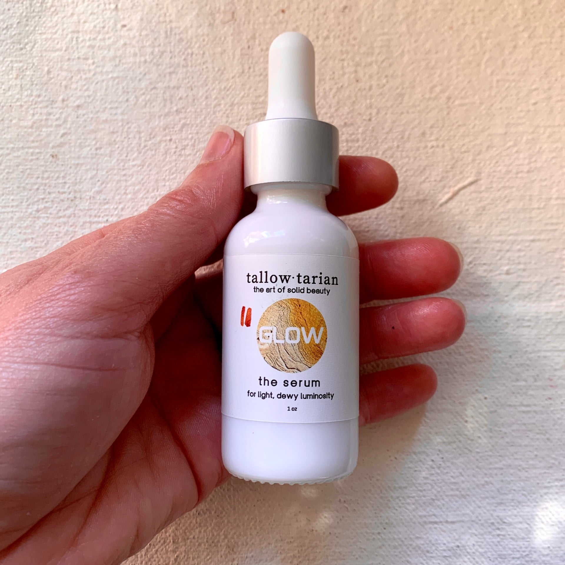 The Over All Glow Serum bottle