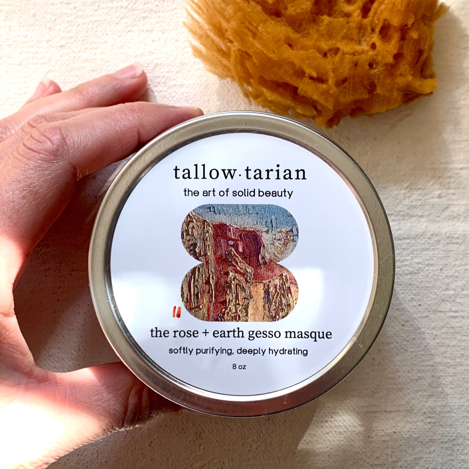 The Rose + Earth Gesso Masque