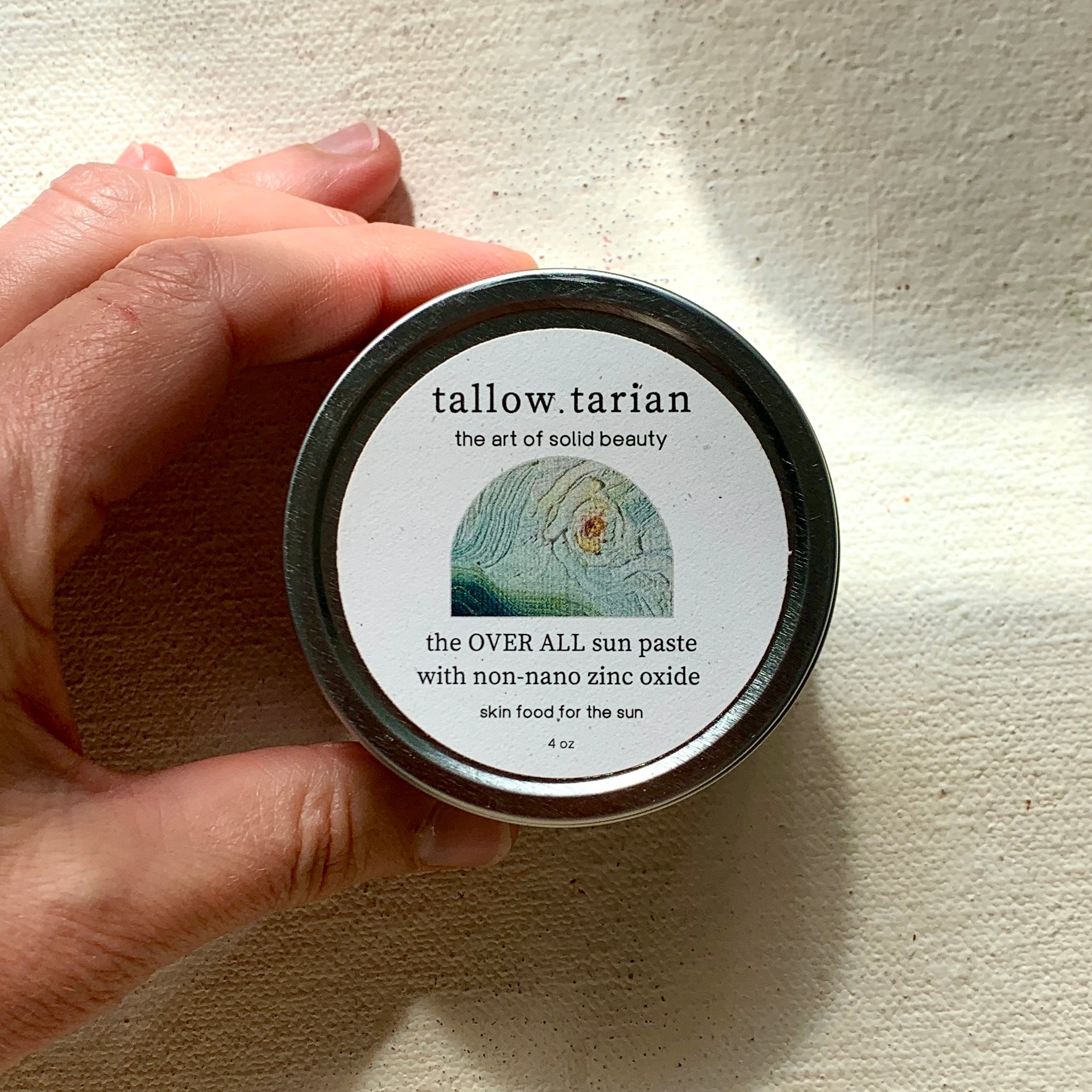 Over All Sun Paste 4oz tin