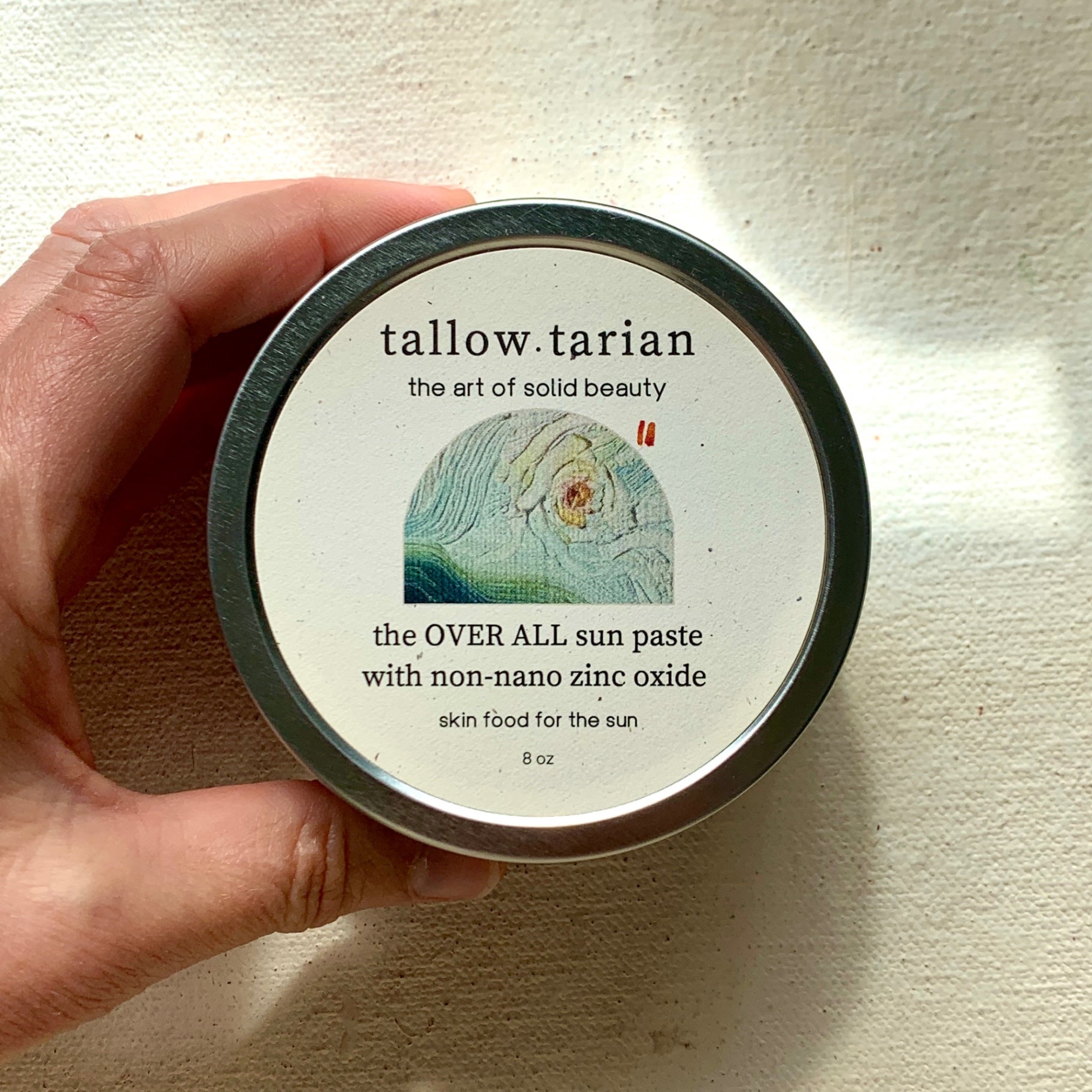 Over All Sun Paste 8oz tin